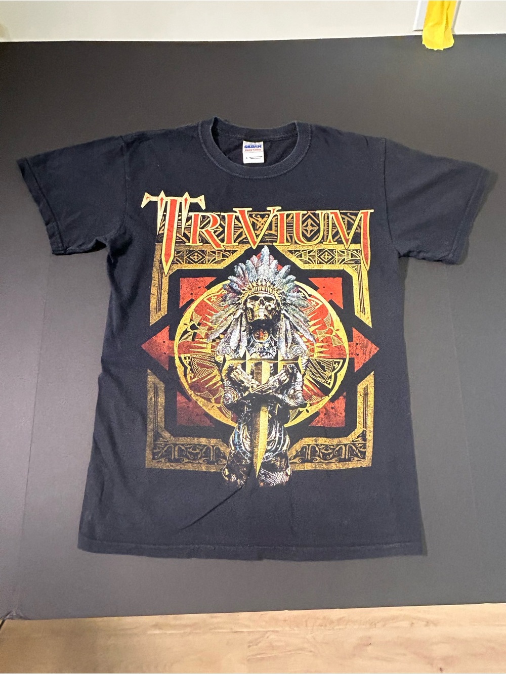 Trivium black tee size small